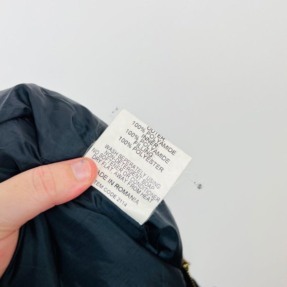 Barbour Vintage Navy Quilted Utility Style Pocket Sleeveless Jacket UK S - Picture 9 of 9